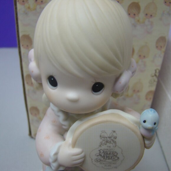 Precious Moments Birds of a Feather Collect Together E-0006 with box - Picture 3 of 16